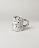 Recreation Center Speckled Simple Mug on light color background.