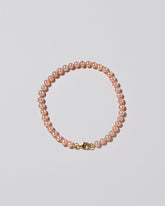 Freshwater Pearl Bracelet on light color background.