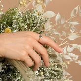 product_details::Aster Ring on model.