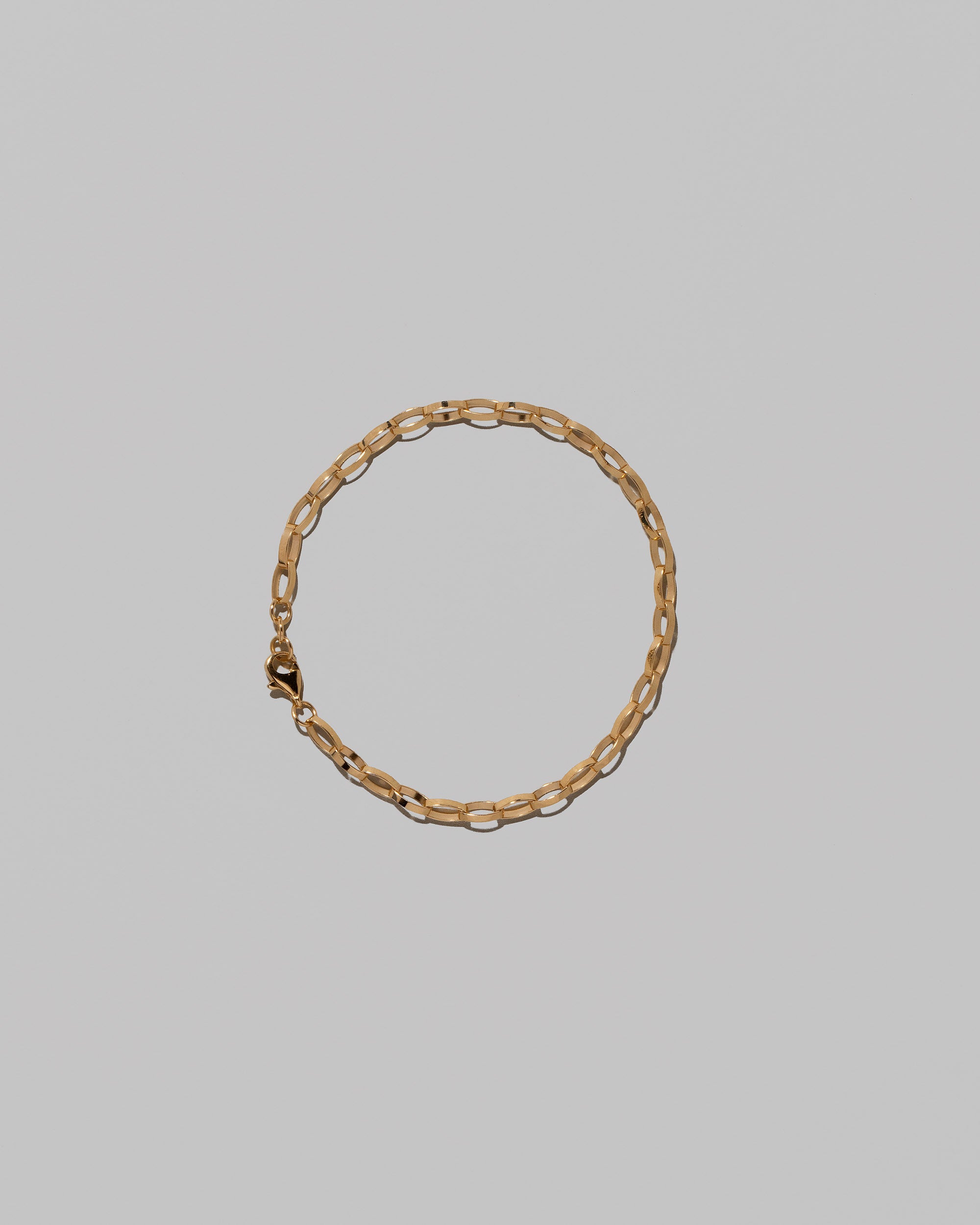 Flat Oval Link Chain Bracelet | Mociun