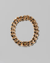 Identity Chain Bicolor Chrysoberyl Bracelet 001 on light color background.