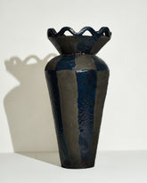 Emily Mullin Collar Vessel on light color background.