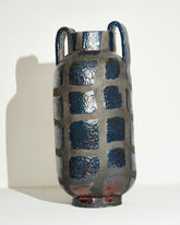 Emily Mullin Grid II Vessel on light color background.