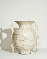 Emily Mullin Matisse Handles Vessel on light color background.