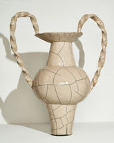 Emily Mullin Trophy III Vessel on light color background.