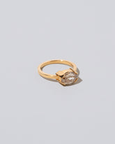 View from the side of the Metis Ring on light color background.