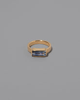 Double Over Ring on grey color background.
