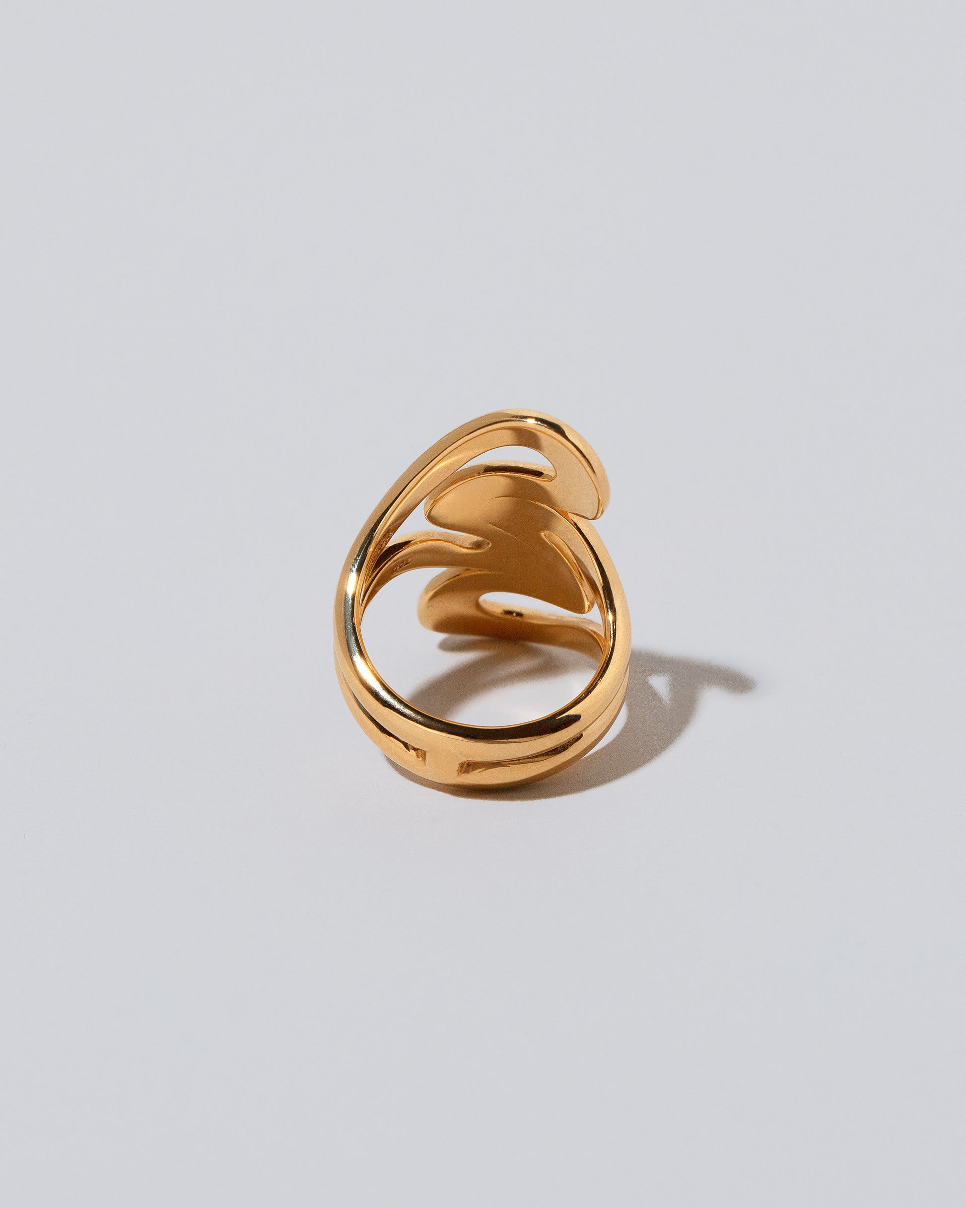 Wild Poppies Ring - Standard on light color background.