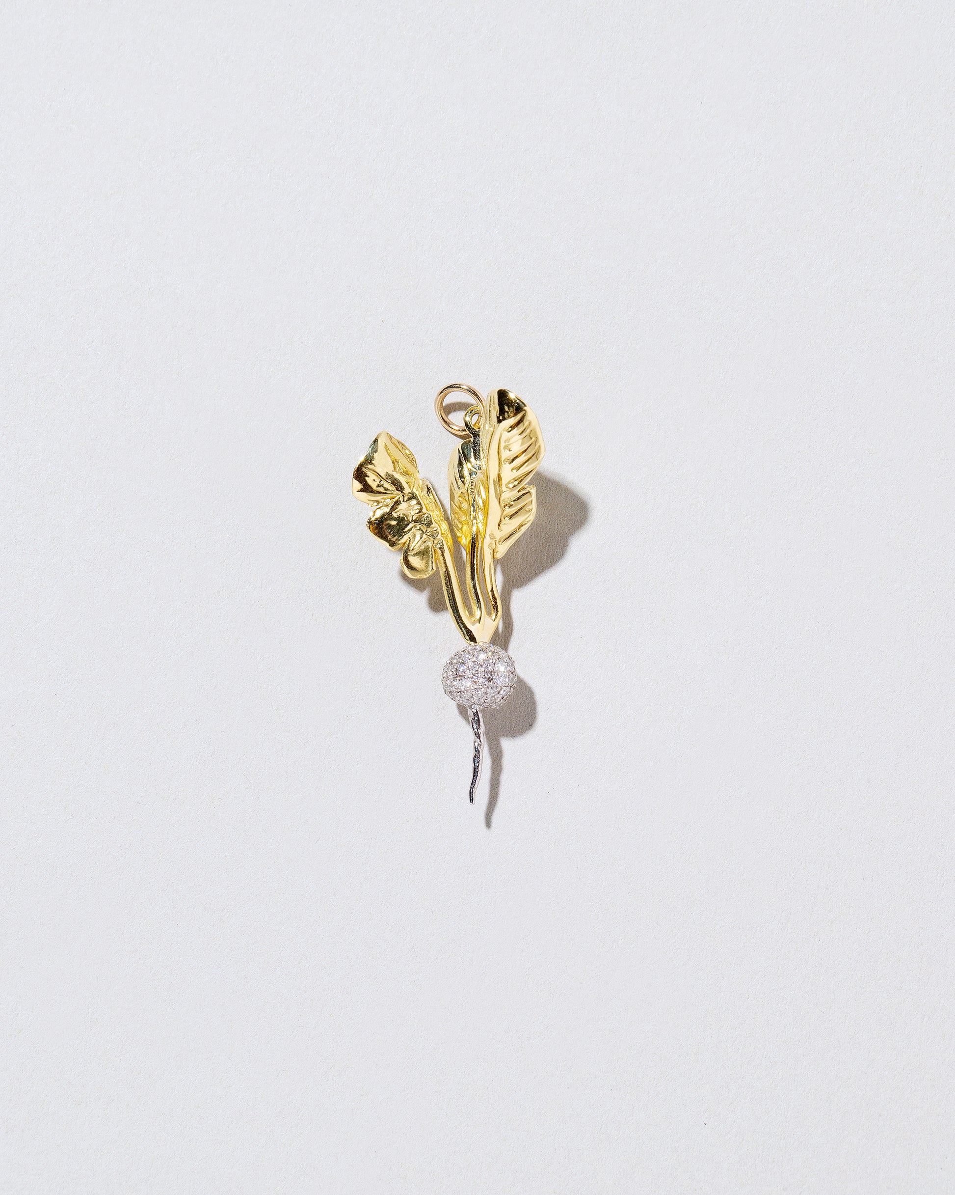 White Radish Charm on light color background.