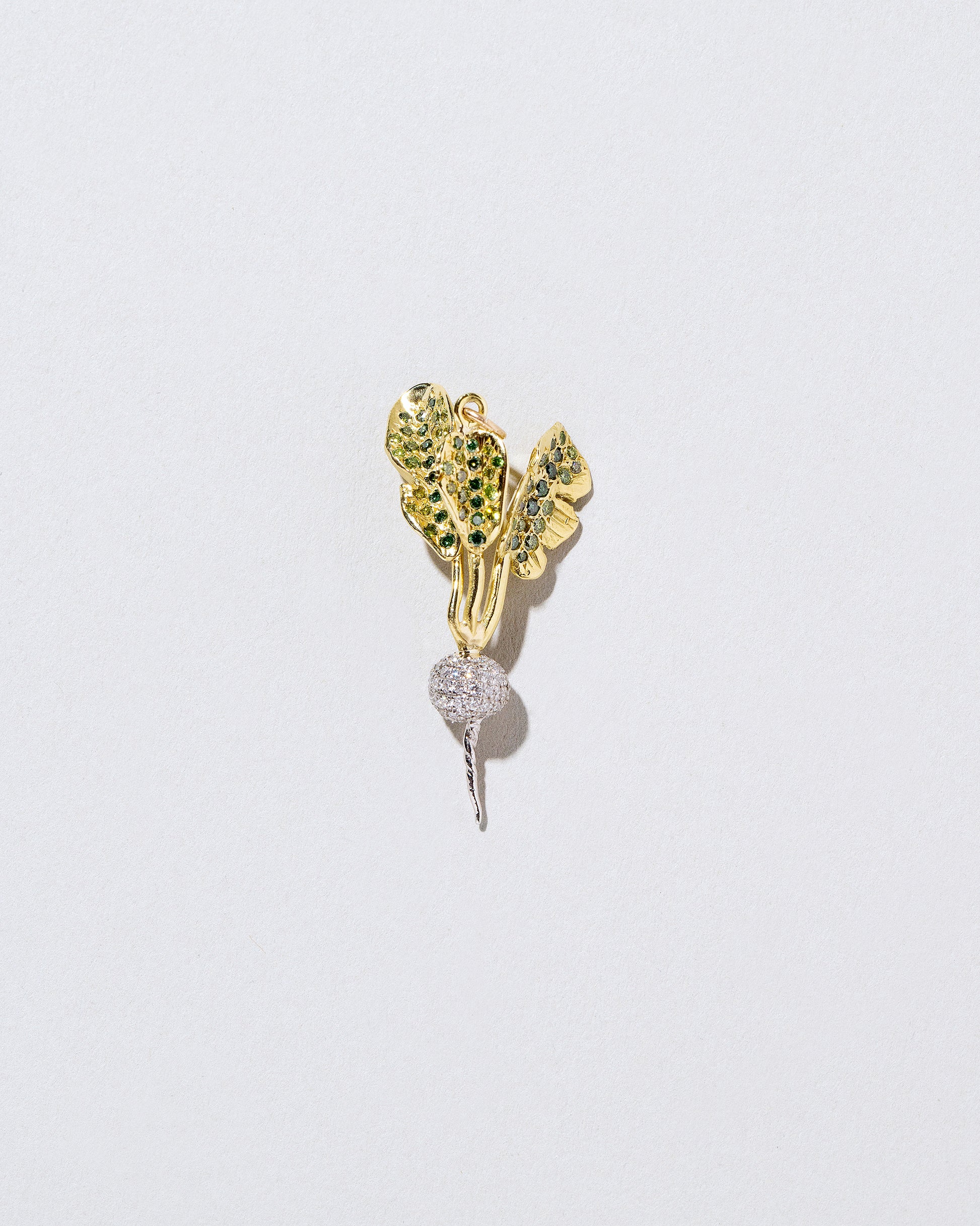 White Radish Charm on light color background.