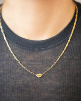 Northern Lights Necklace 005 on model.