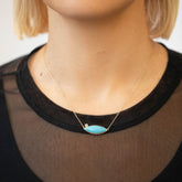 product_details::Sonora Necklace on model.