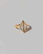 View from the side of the Matzh Ring on light color background.