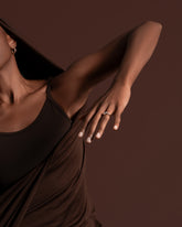 Contort Ring on model.