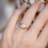 product_details::Gusher Diamond Ring 060 on model.