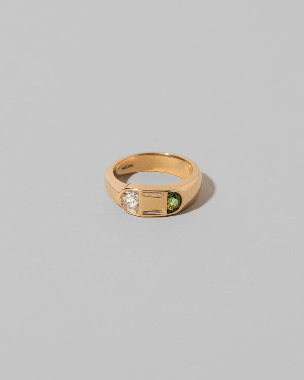 Half Moon Ring on light color background.