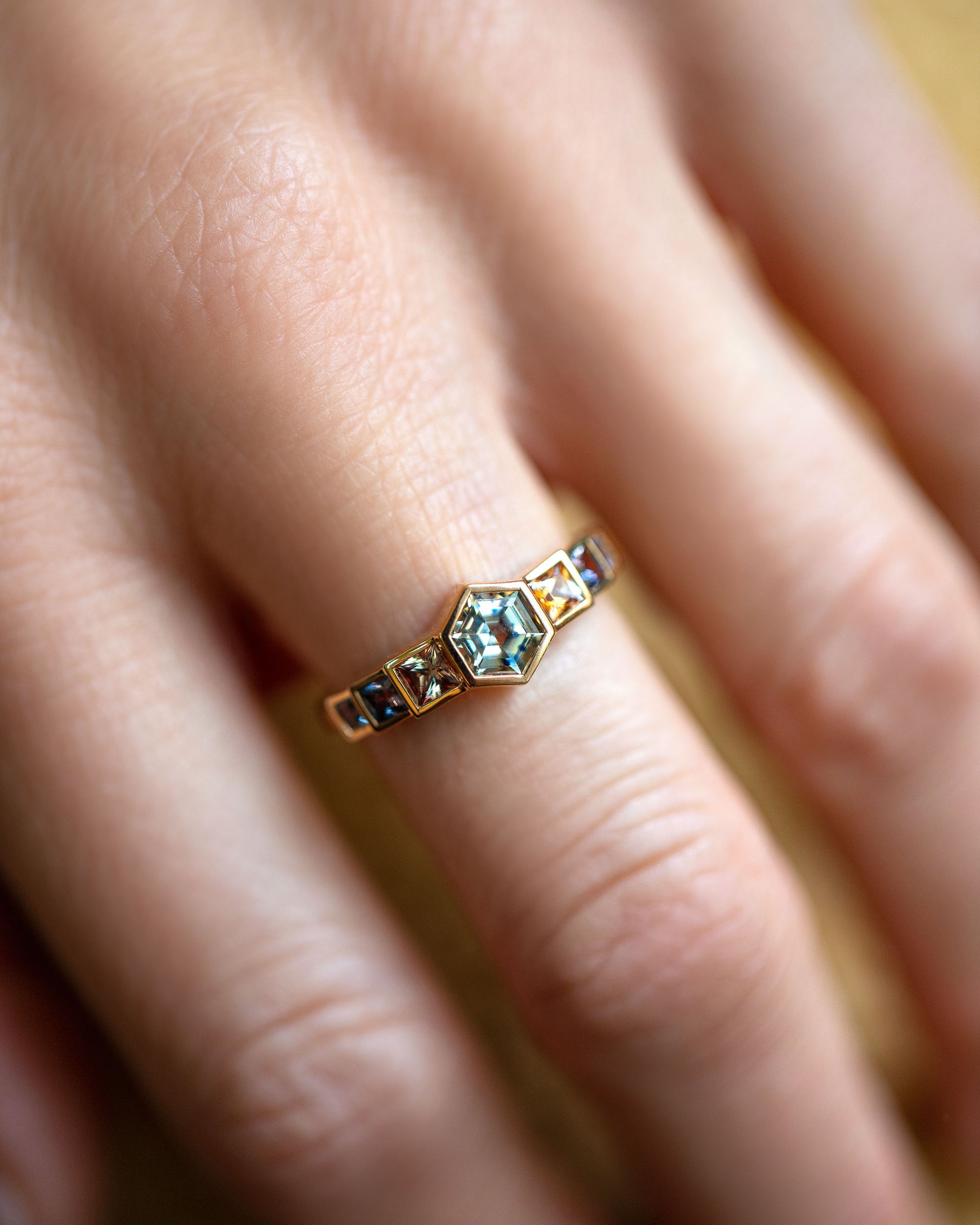 Nerine Ring on model.