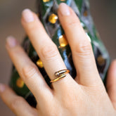 product_details::Tethys Ring on model.