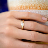 product_details::This Way Ring on model.