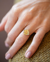 Warbler Ring on model.
