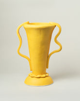 Morgan Peck Medium For Your Pleasure Daffodil Vase on light color background.