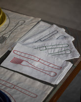 Styled image of the Œuvre Sensibles Napkin Set.
