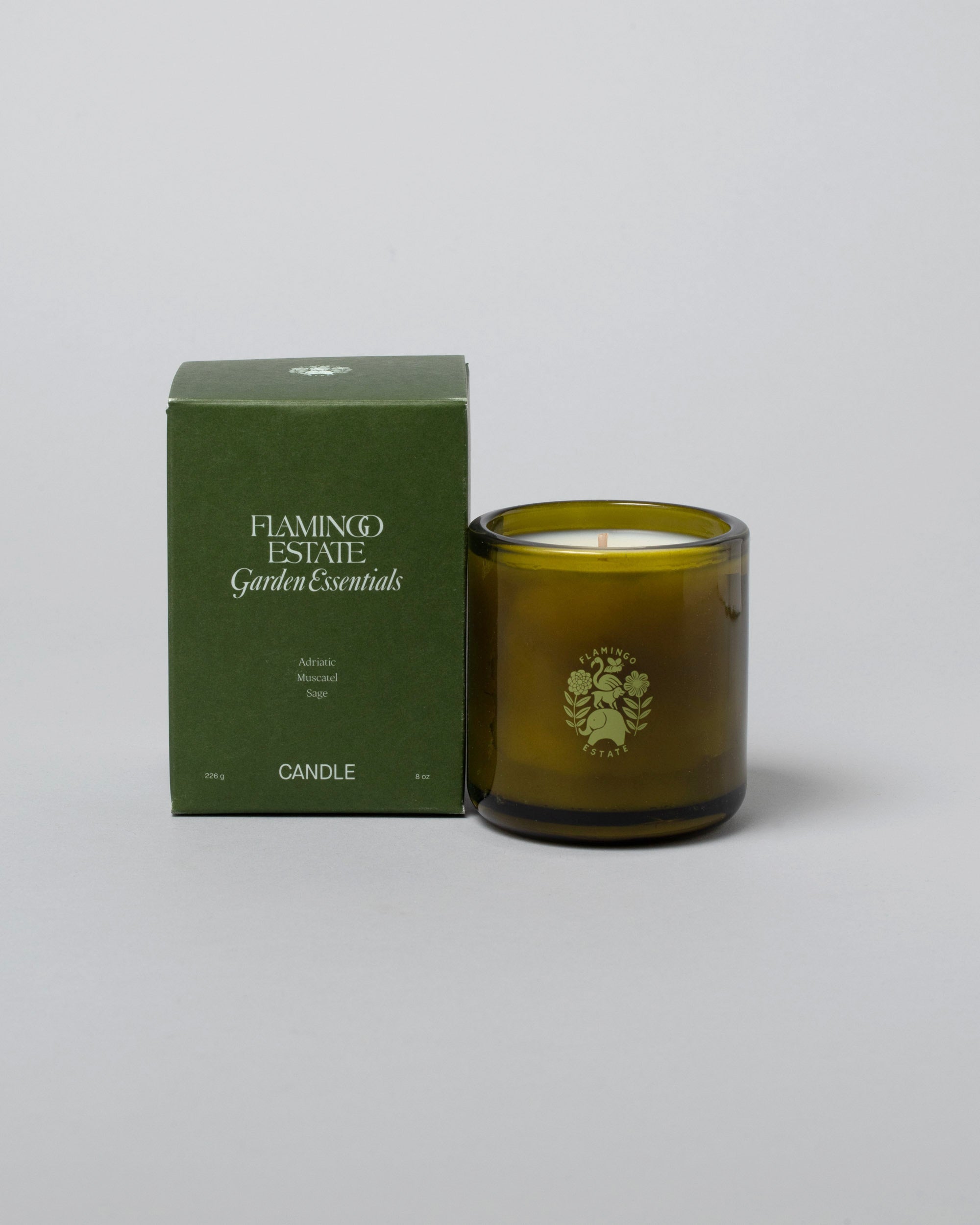 Sage Candle - Adriatic Muscatel Sage Scent – Flamingo Estate