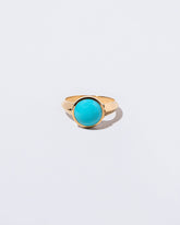 Secret Ring set turquoise on light color background.