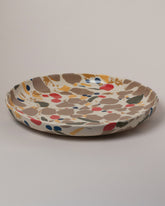 Slush Club Nerikomi Platter No. 102 on light color background.