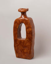 Closeup details of the Willem van Hooff Itel Small Core Vessel on light color background.