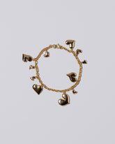 Thousand & One Night Heart Bracelet on light color background.