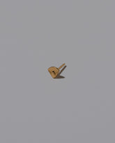 Lotus Blossom Stud Earring Single on light color background.