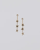Verve Star Earring Jackets on light color background.