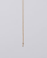 Twist Talisman Pendant Necklace on light color background.