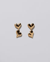 Thousand & One Night Heart Drop Earrings on light color background.