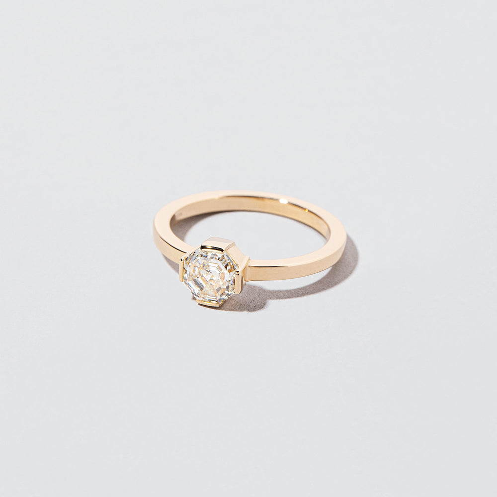 product_details::Closeup details of the Mimas Ring on light color background.