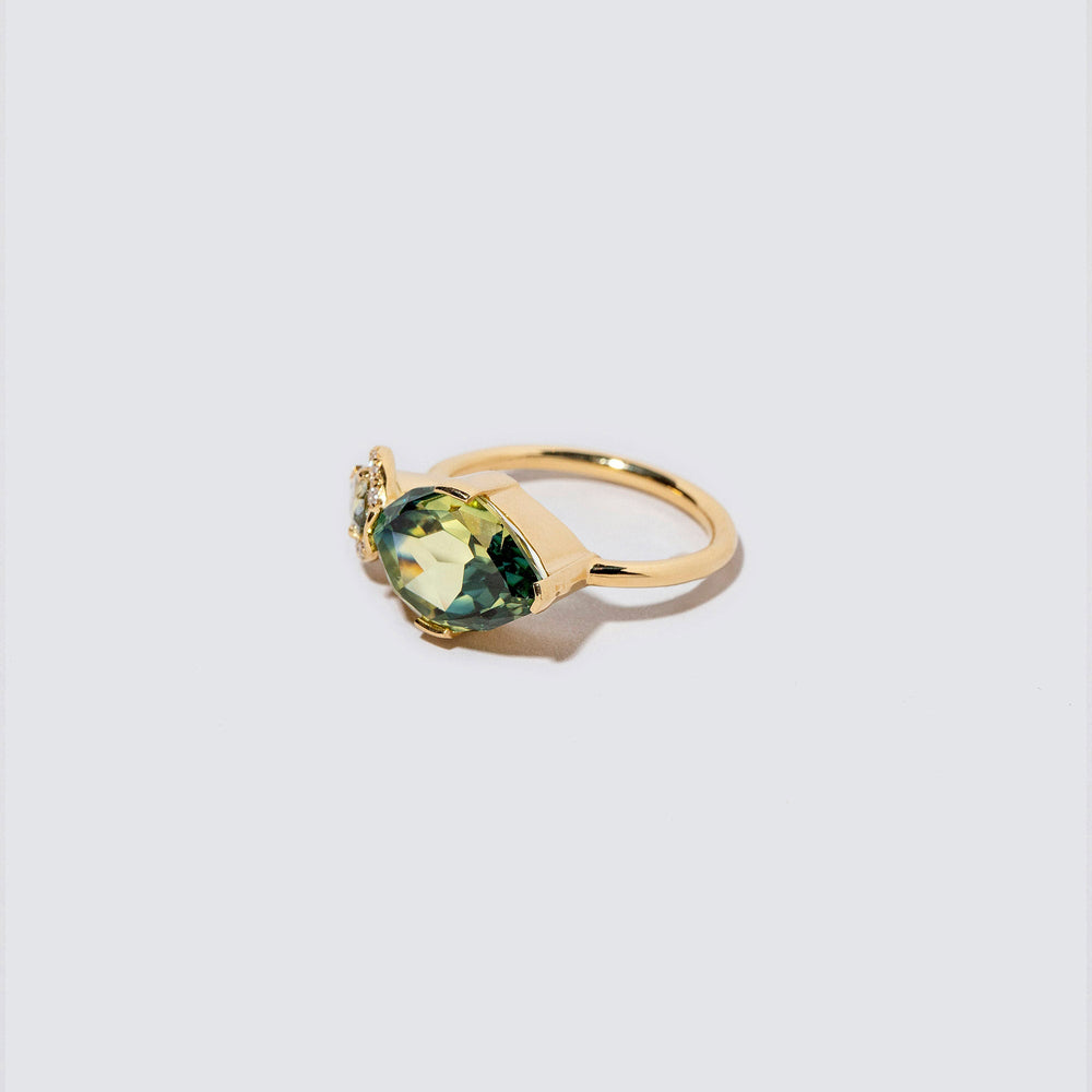 product_details:: Viridian Ring on light color background.