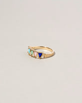 Five Triangle Ring - Mega on light color background.
