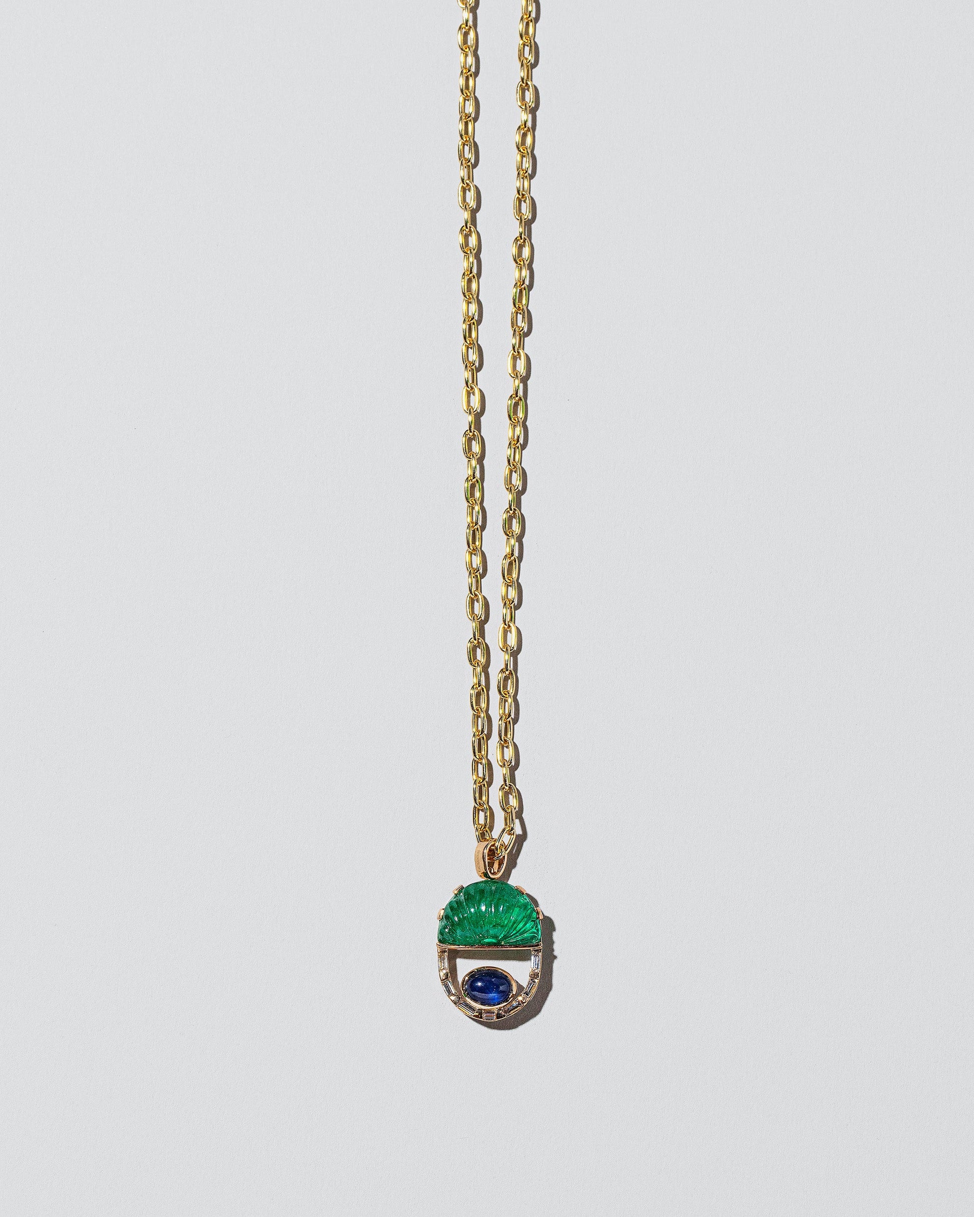 Cosmic Realm Necklace on light color background.