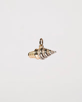 Chocolate & Vanilla Swirl Soft Serve Charm - Final Sale on light color background.