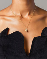 Avocado Charm on model.