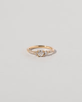 Patira Ring - White Diamond on light color background.