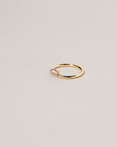 Stacked Ring - Baguette on light color background.