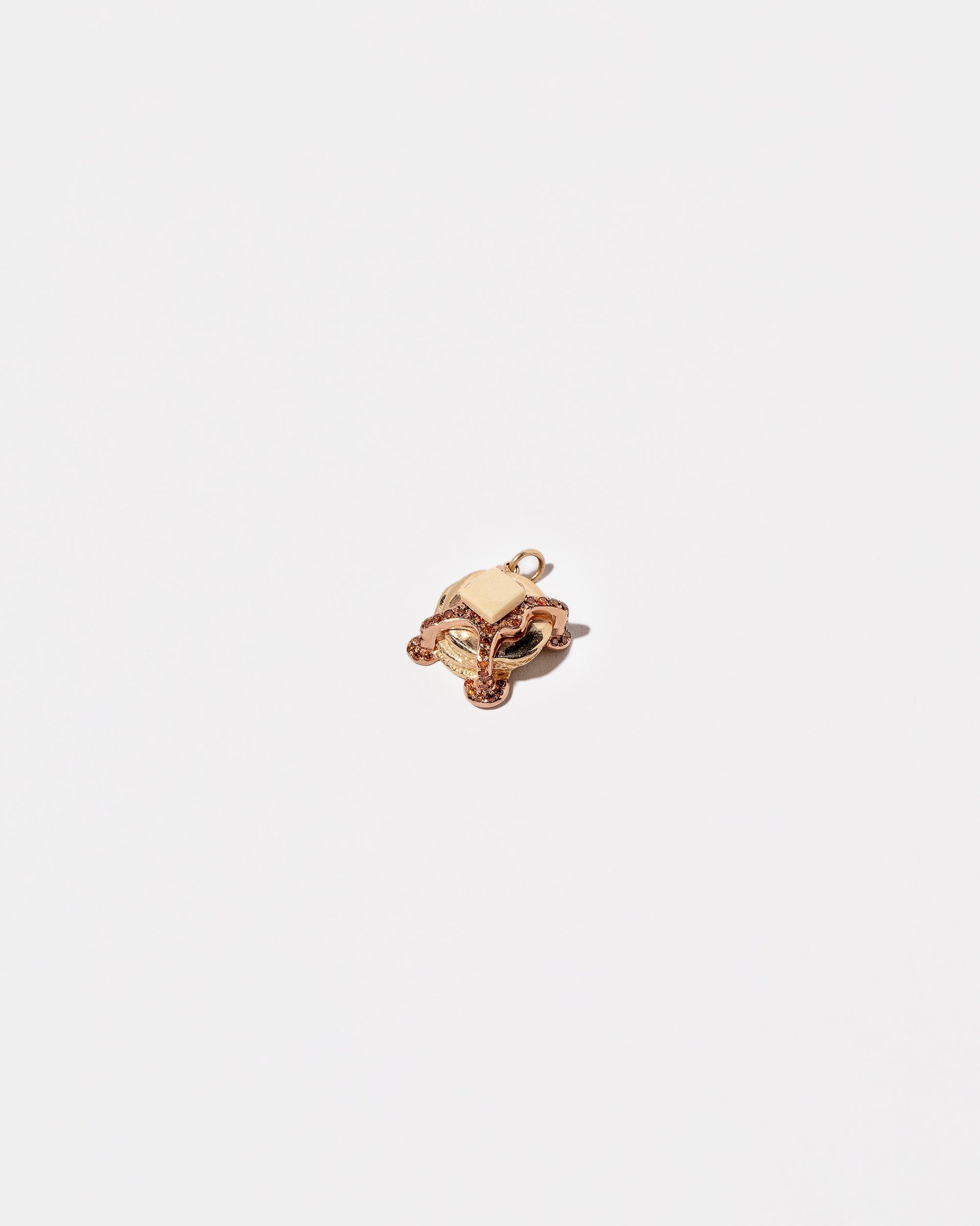 Pancake Charm - Short Stack on light color background.