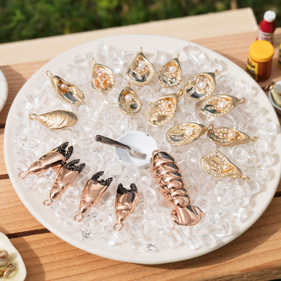 product_details::Styled photo featuring Stone Crab Claw Charm