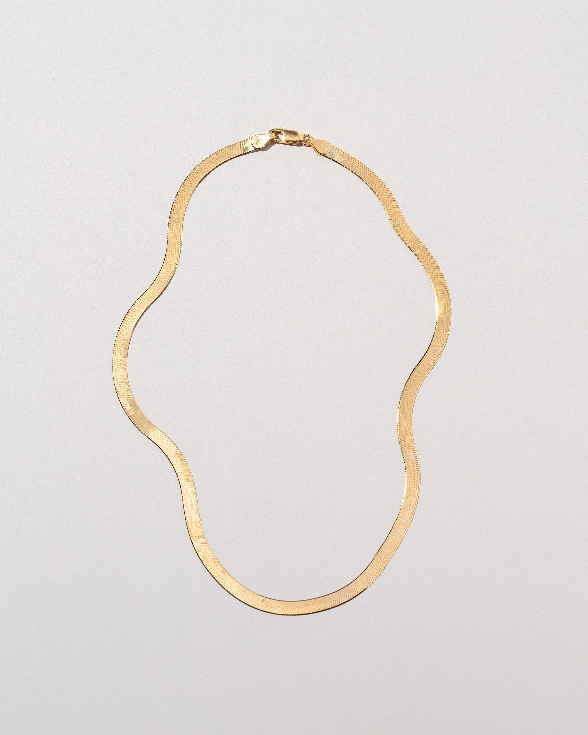 Liquid Chain Necklace - Final Sale on light color background.