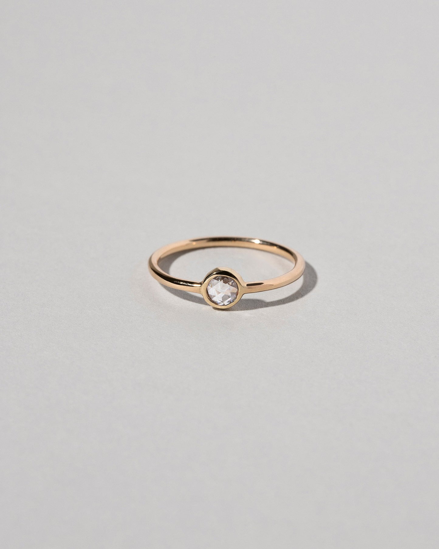 Birthstone Ring on light color background.