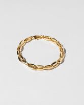 Connected Eye Bracelet on light color background.