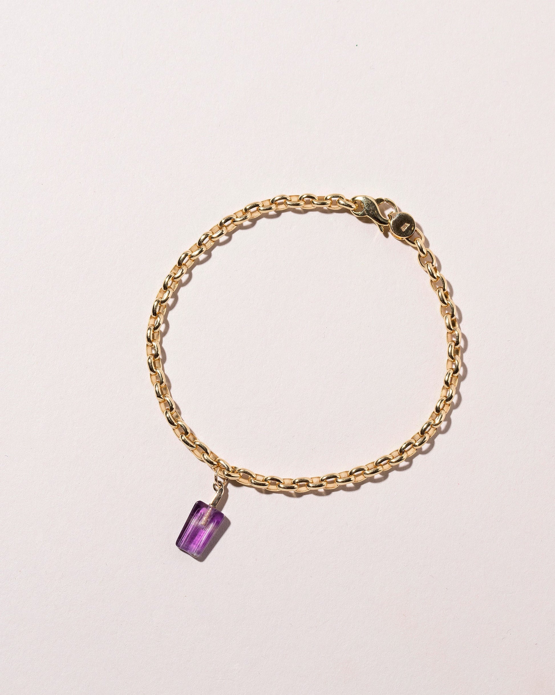 Popsicle Charm - Grape on light color background.