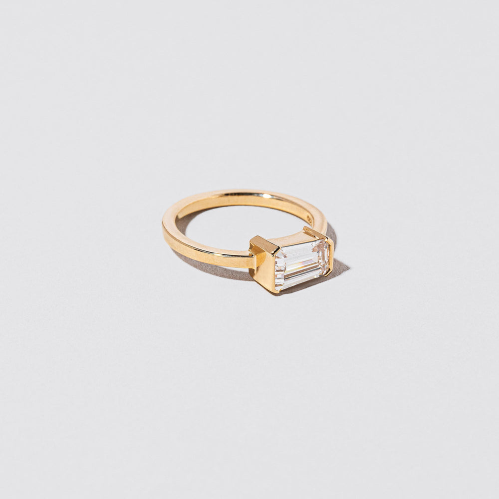 product_details::Closeup details of the Notional Space Ring on light color background.